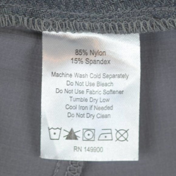 My Trail Women's Medium Gray Rip Stop Mid Rise Quick Dry Boot Cut Trail Pants - Picture 10 of 10